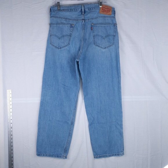 Levis 550 Jean Mens Relaxed Straight Baggy Western Cowboy Denim Pant 36x29 - Picture 2 of 7